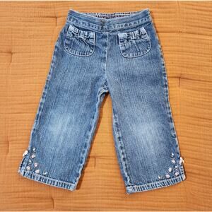 Gymboree Embroidered Flowers Jeans